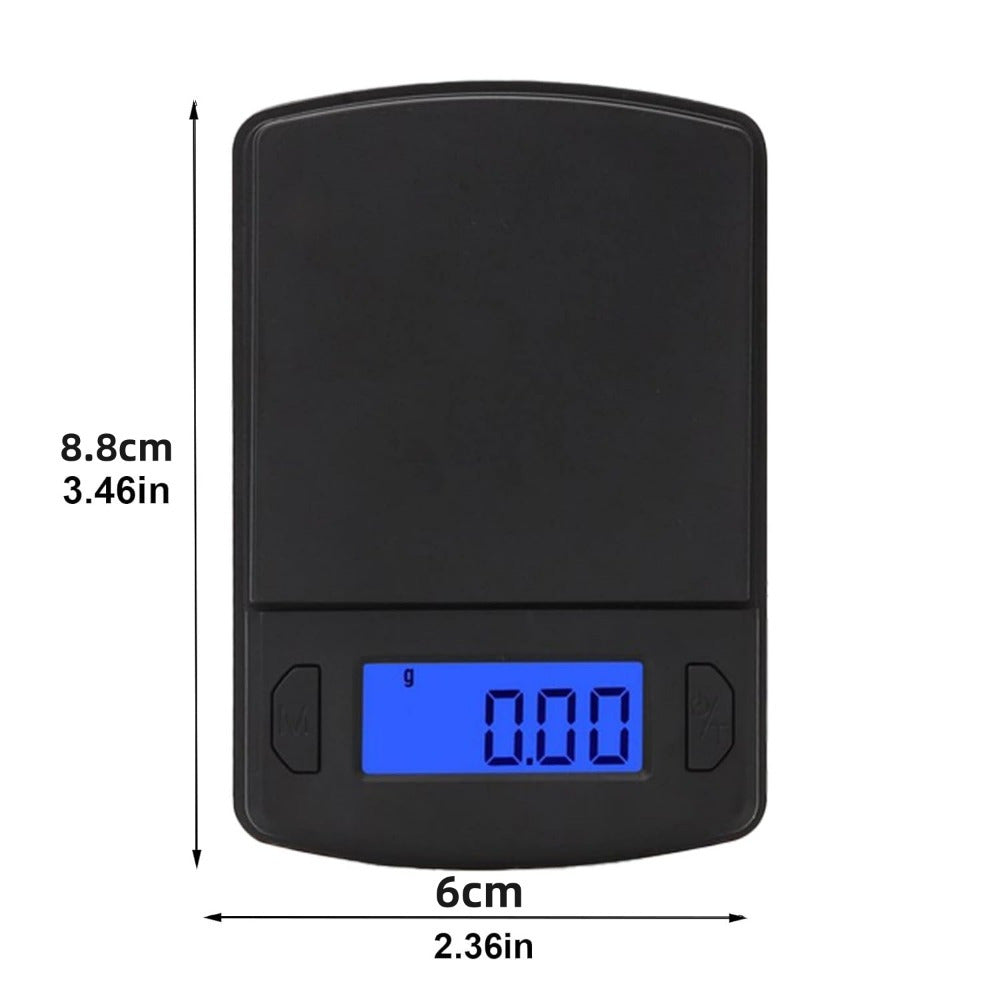 0,01g/500g Kompakte hochpräzise digitale Taschenwaage