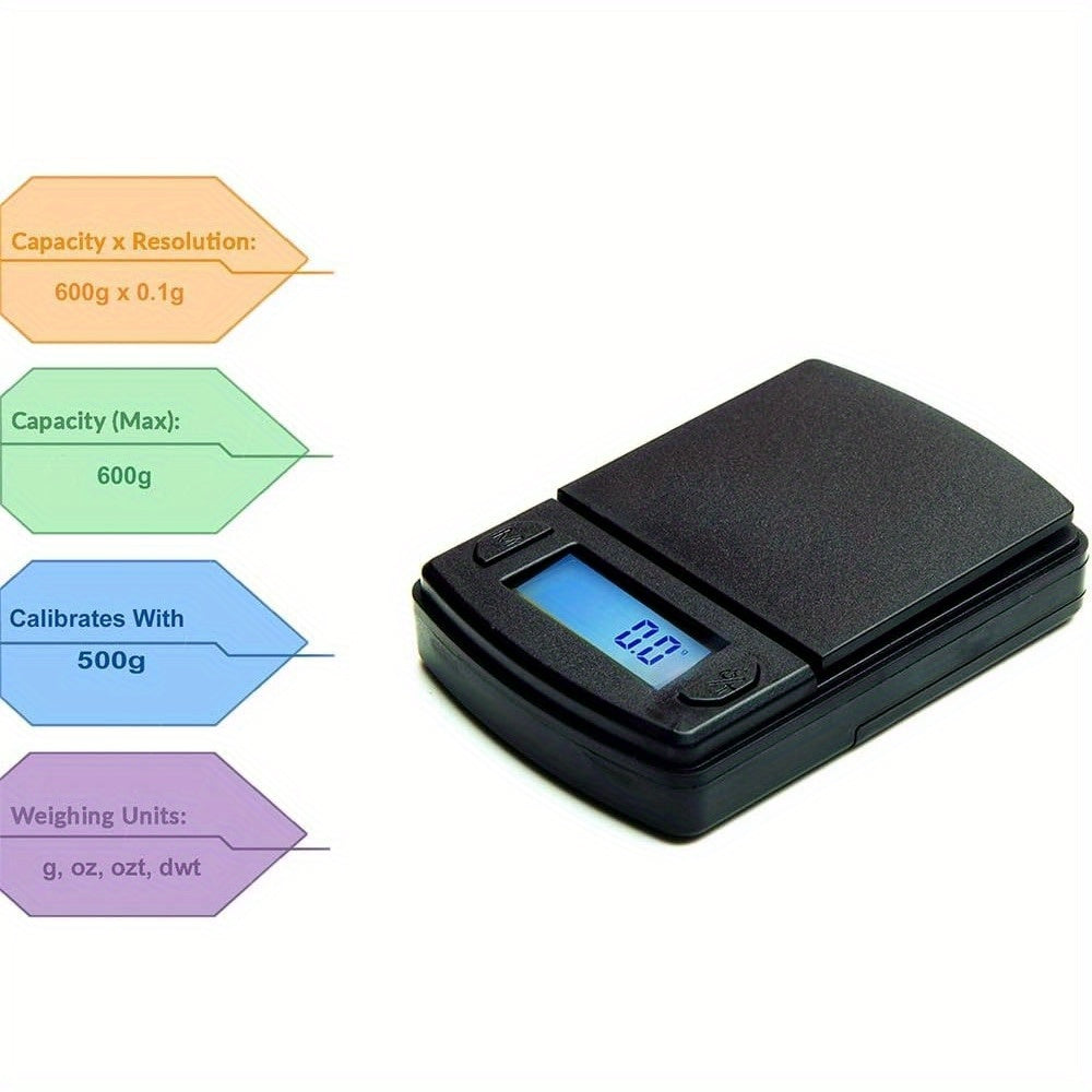 0,01g/500g Kompakte hochpräzise digitale Taschenwaage