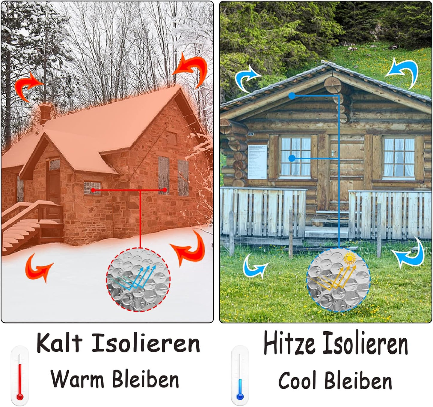 3-4mm Isolierfolie zur Wärmedämmung