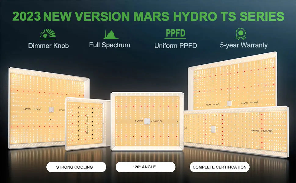 2024 Verbessertes Mars Hydro TS 600 LED Vollspektrum LED Panel