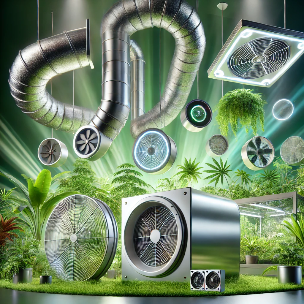 Belüftungssysteme für Growzelte