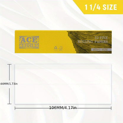 Weiße Zigarettenpapiere - 108 MM, 50 Heftchen mit 32 Blättchen pro Heftchen