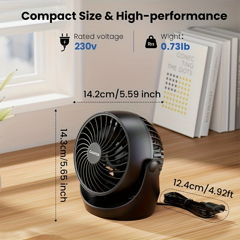 Tischventilator für Zuhause, Büro, Küche.