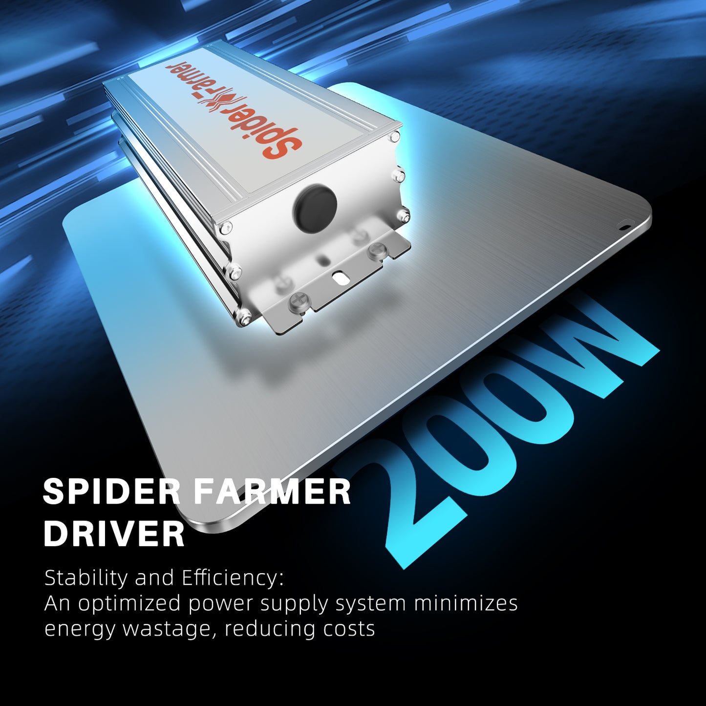 Spider Farmer CP SF2000 LED-Wachstumslicht + 120 x 60 x 180 cm Wachstumszelt-Sets mit intelligentem Kohlefilter für Zimmerpflanzen, Hydrokultur