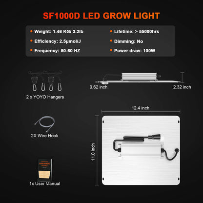 Spider Farmer SF1000D LED