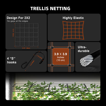 Spider Farmer SF4000 LED-Wachstumslicht-Kit 4X4FT Wachstumszelt-Kit Kohlefiltersystem