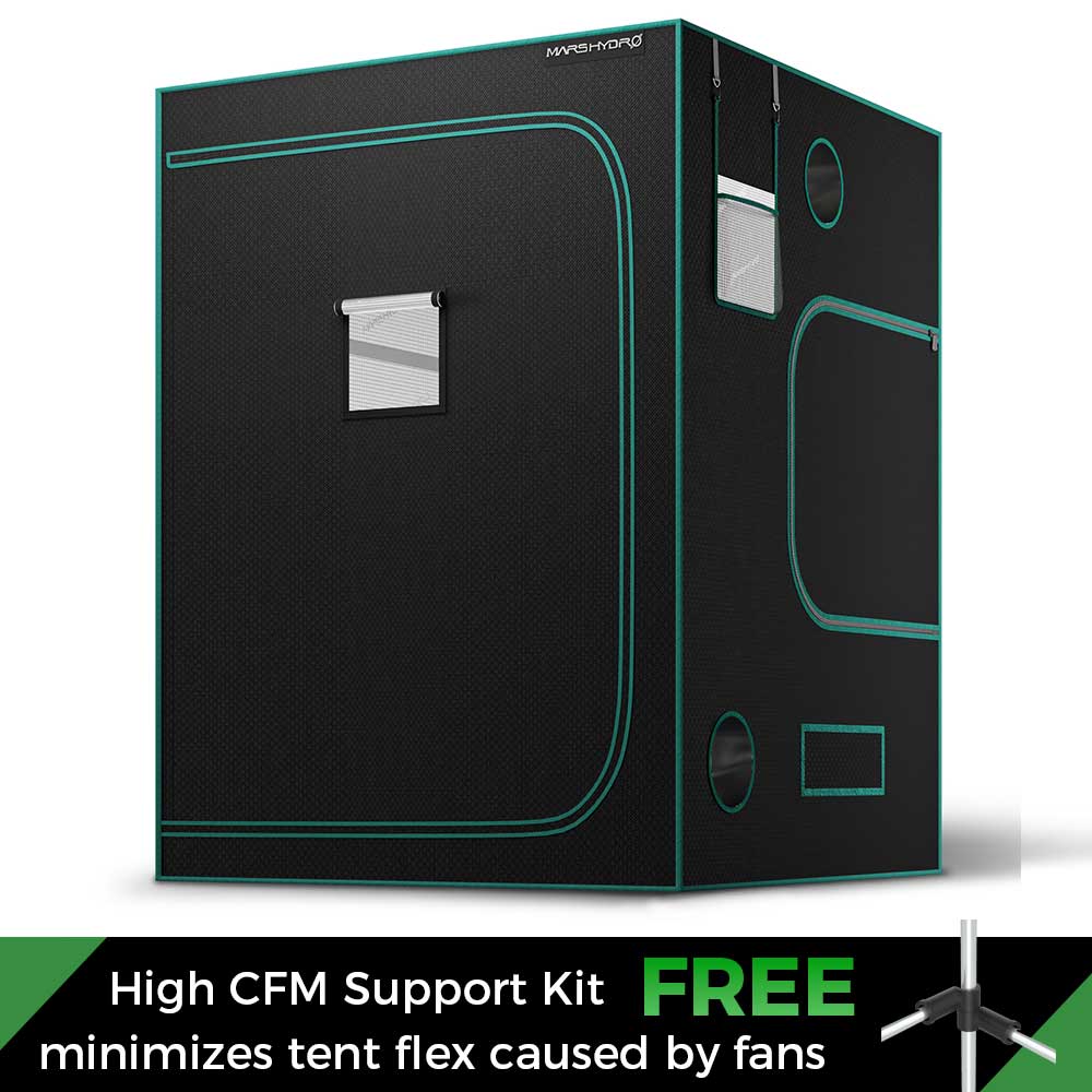 Mars Hydro 150x150x200 cm Indoor-Anbauzelt Hydroponik-Anbaubox Growzelt Sämlinge Gemüse Blüte