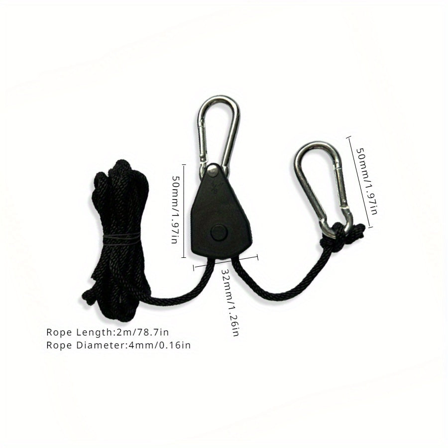 1/2/4 stücke Heavy Duty Seil Ratsche Aufhänger, Für Pflanzen Lampe