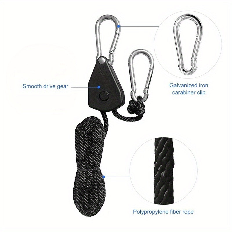 1/2/4 stücke Heavy Duty Seil Ratsche Aufhänger, Für Pflanzen Lampe