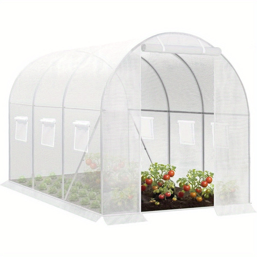Foliengewächshaus 300x200x200cm für Tomaten mit Tür und 6 Fenster.