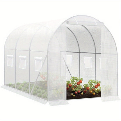 Foliengewächshaus 300x200x200cm für Tomaten mit Tür und 6 Fenster.