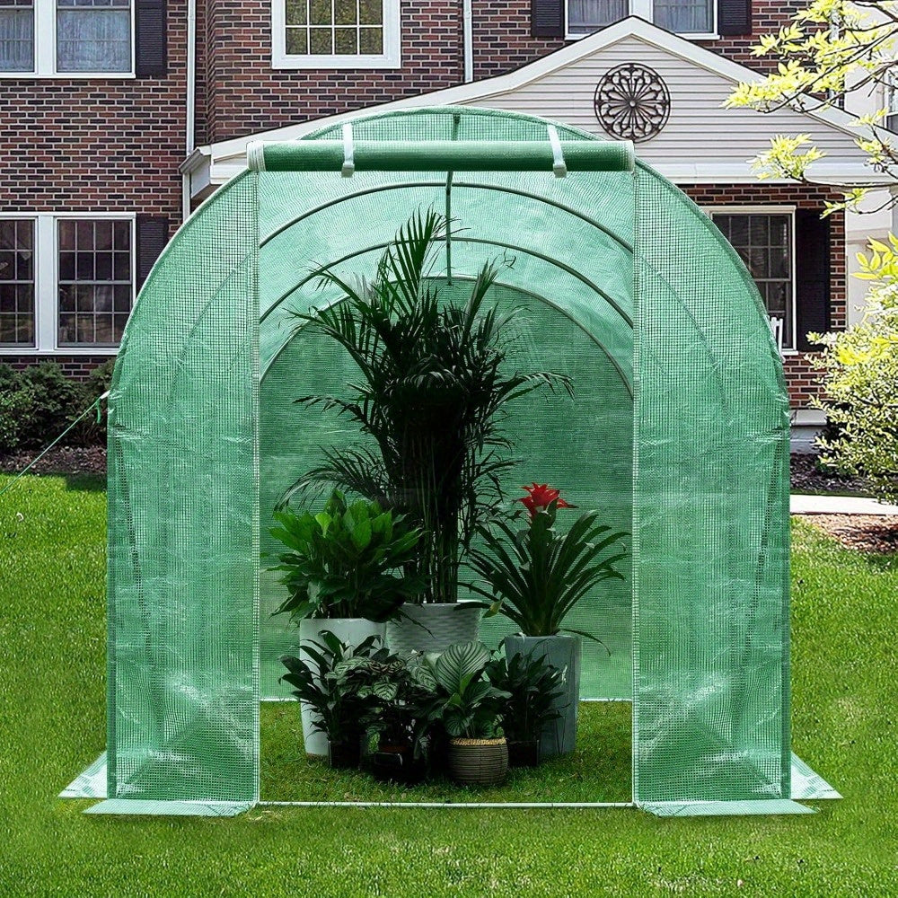 Foliengewächshaus 300x200x200cm für Tomaten mit Tür und 6 Fenster.