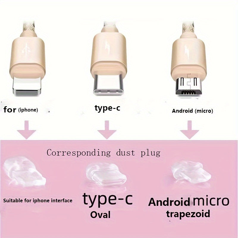 1 x Telefon-Staubstecker für Typ C.