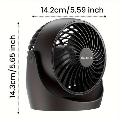Tischventilator für Zuhause, Büro, Küche.