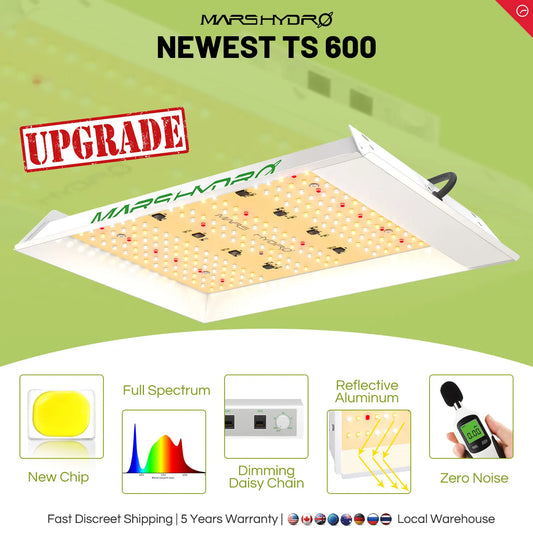 2024 Verbessertes Mars Hydro TS 600 LED Vollspektrum LED Panel