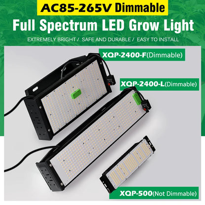 Vollspektrum LED Grow Licht AC85-265V Samsung LM301B 312Stk 3000K 6500K dimmbar für Veg & Bloom