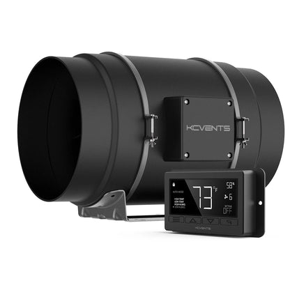 Inline-Rohrventilator, Lüftungsventilator mit 10 Geschwindigkeiten für die Belüftung von Wachstumszelten und Hydrokulturen