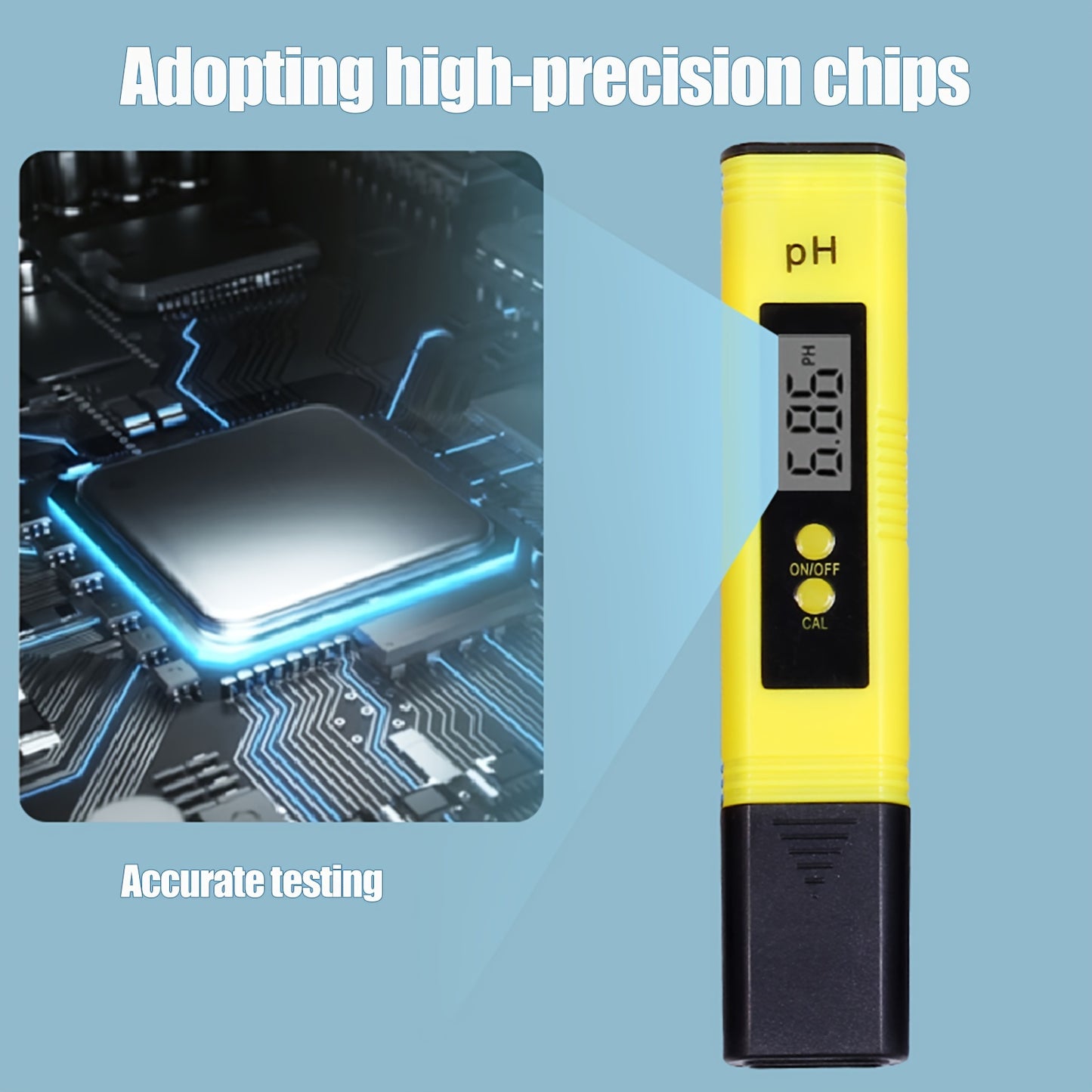 PH Wert Wasser Messgerät Digital Messer Tester Aquarium Pool Prüfer PH 0-14