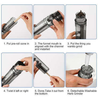 1pc, 4-Layer Manual Grinder & Roller - Durable Plastic Construction - Perfect Gift for Festive, Birthday, And Friends - for Grinder Lovers & Smokers.
