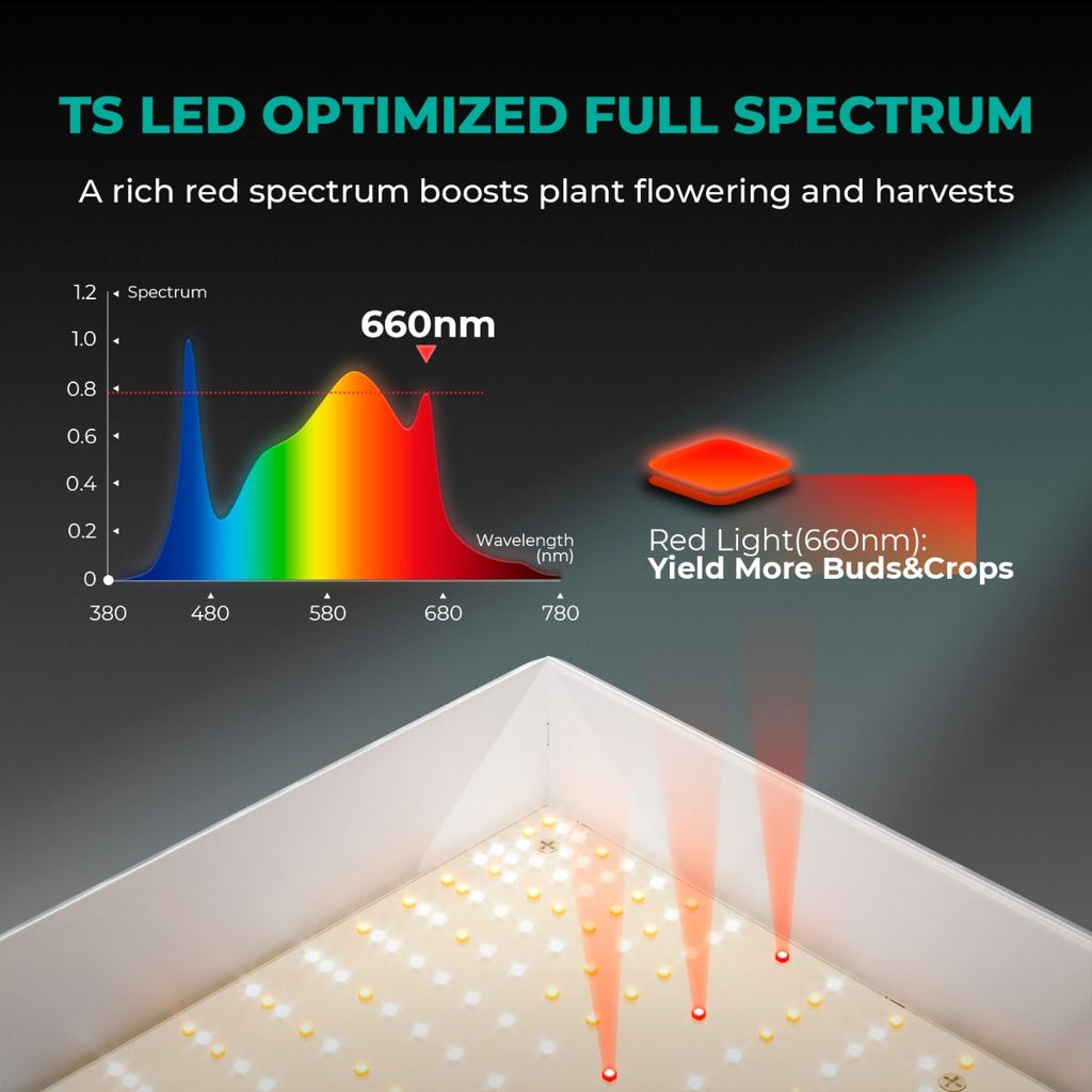 Mars Hydro TS 3000 420 W dimmbares Vollspektrum-LED-Wachstumslicht