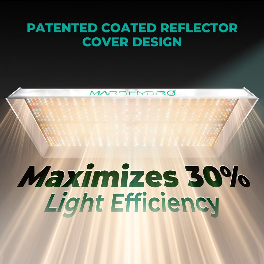 Mars Hydro TSW2000 Komplettes Growzelt-Set | 300 W LED-Pflanzenlampe | 120 x 120 x 200 cm Indoor-Growzelt | 6-Zoll-Belüftungssystem | 6-Zoll-Clip-On-Lüfter