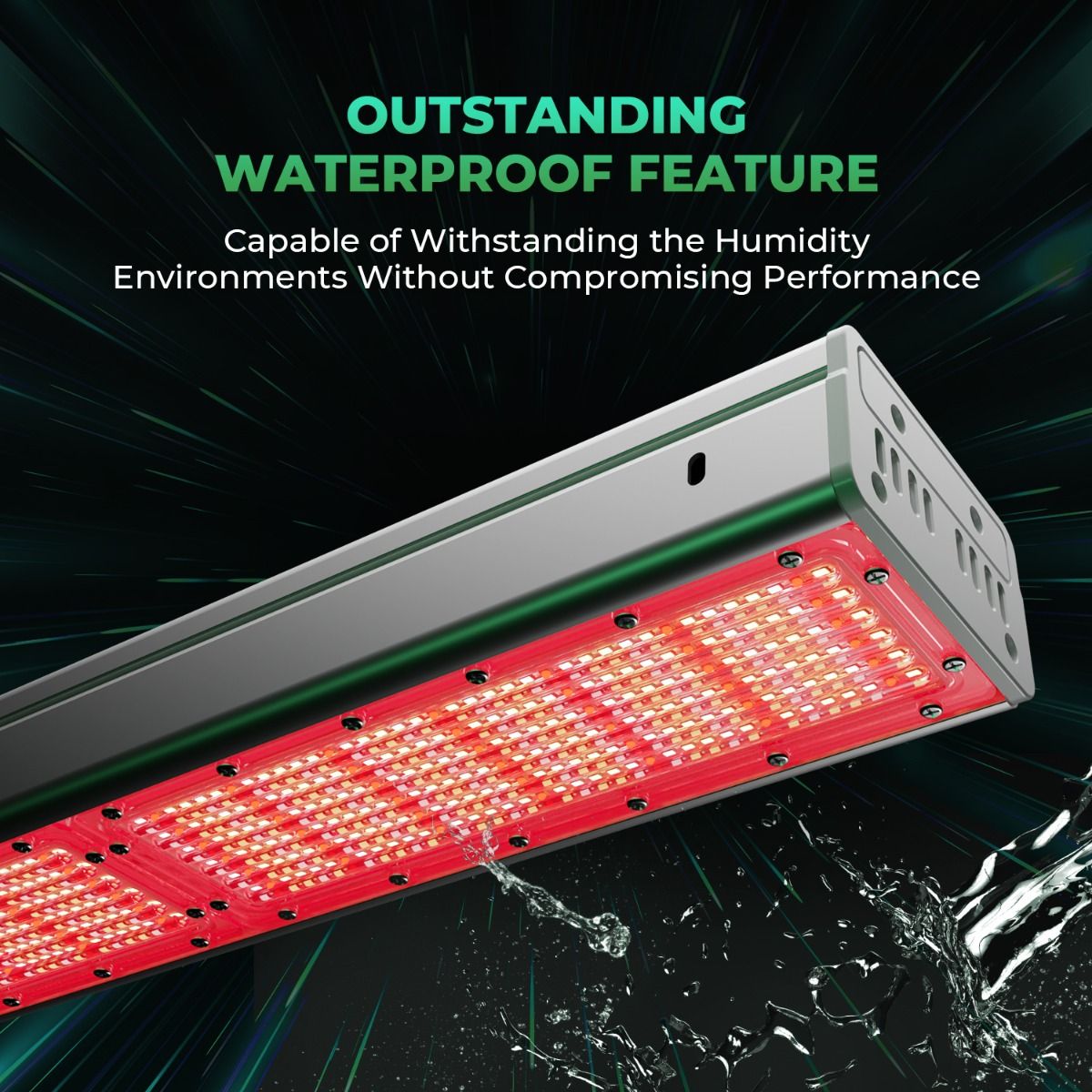 Mars Hydro SP 3000R 650–665 nm rotes Spektrum LED-Wachstumslicht für Gewächshaus-Zusatz- oder Top-Beleuchtung